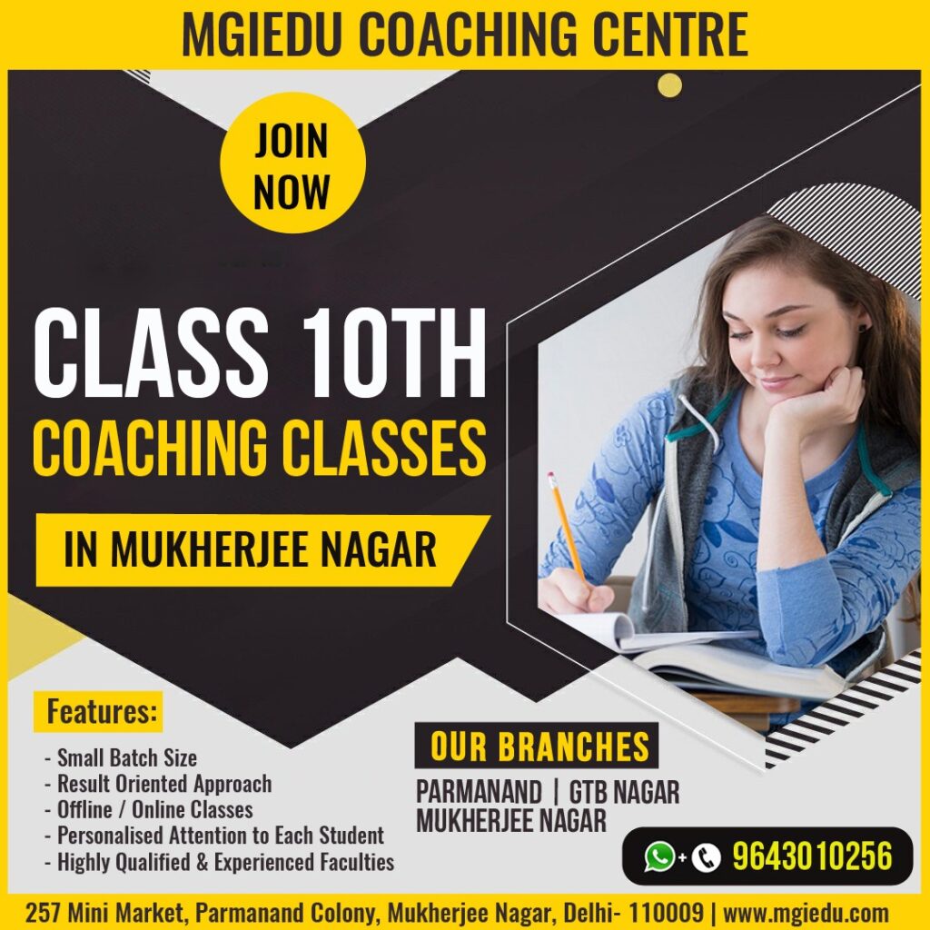 Class 10th Online Coaching Classes in Delhi